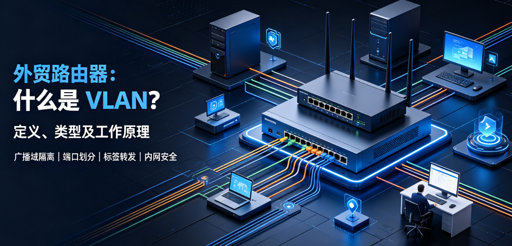 外贸路由器:什么是 VLAN?定义、类型及工作原理
